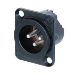 Neutrik NC3MD-LX-BAG  XLR3 female chassis